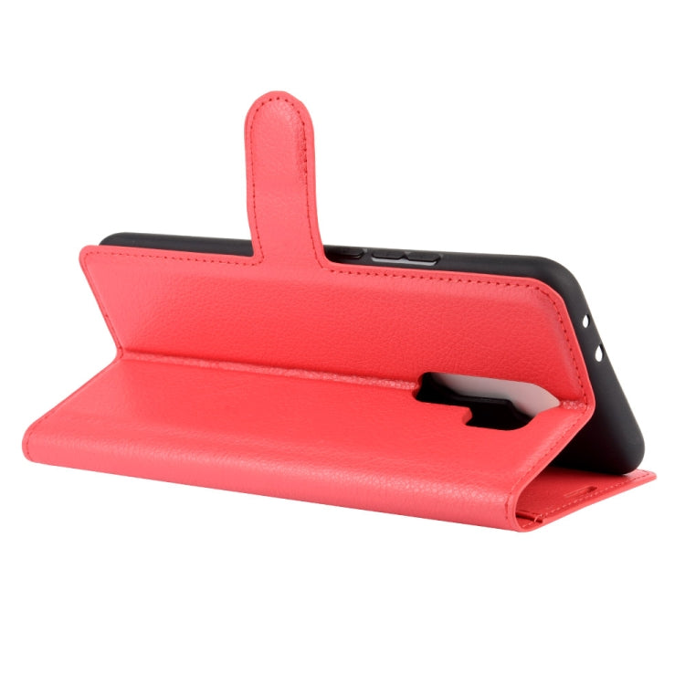 For Xiaomi Redmi 9 Litchi Texture Horizontal Flip Protective Case with Holder & Card Slots & Wallet