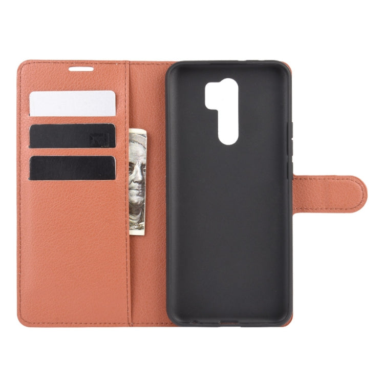 For Xiaomi Redmi 9 Litchi Texture Horizontal Flip Protective Case with Holder & Card Slots & Wallet
