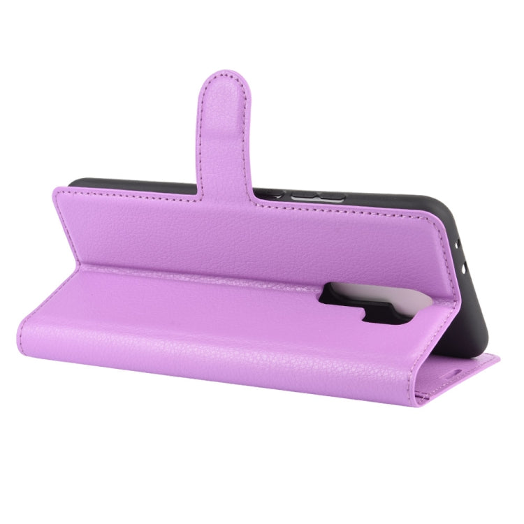 For Xiaomi Redmi 9 Litchi Texture Horizontal Flip Protective Case with Holder & Card Slots & Wallet