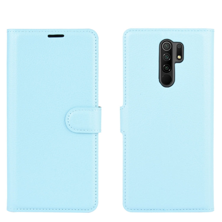 For Xiaomi Redmi 9 Litchi Texture Horizontal Flip Protective Case with Holder & Card Slots & Wallet