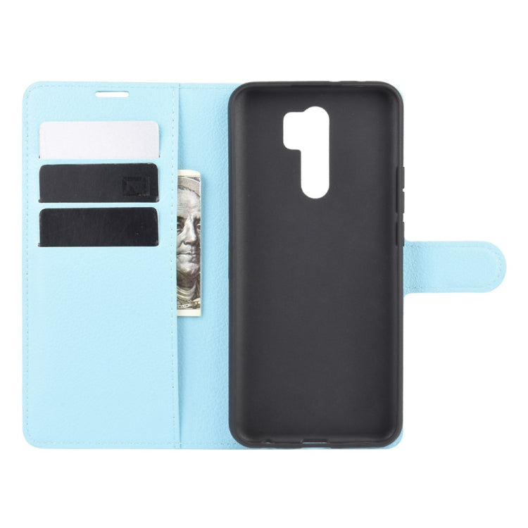 For Xiaomi Redmi 9 Litchi Texture Horizontal Flip Protective Case with Holder & Card Slots & Wallet