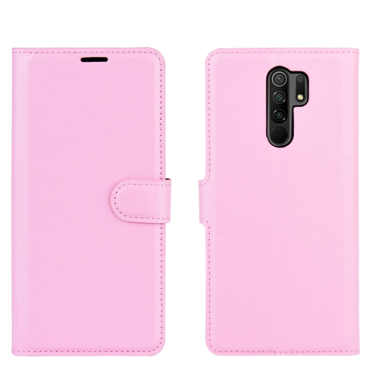 For Xiaomi Redmi 9 Litchi Texture Horizontal Flip Protective Case with Holder & Card Slots & Wallet