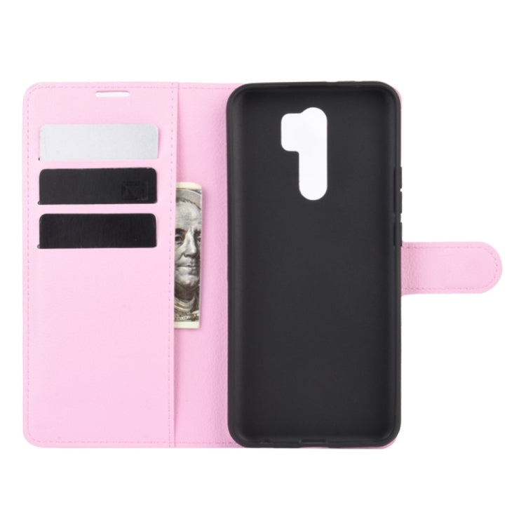 For Xiaomi Redmi 9 Litchi Texture Horizontal Flip Protective Case with Holder & Card Slots & Wallet