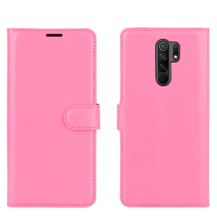 For Xiaomi Redmi 9 Litchi Texture Horizontal Flip Protective Case with Holder & Card Slots & Wallet