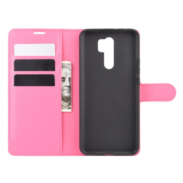 For Xiaomi Redmi 9 Litchi Texture Horizontal Flip Protective Case with Holder & Card Slots & Wallet
