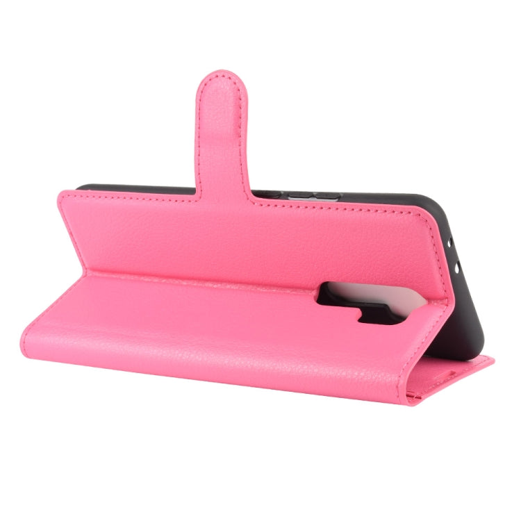 For Xiaomi Redmi 9 Litchi Texture Horizontal Flip Protective Case with Holder & Card Slots & Wallet