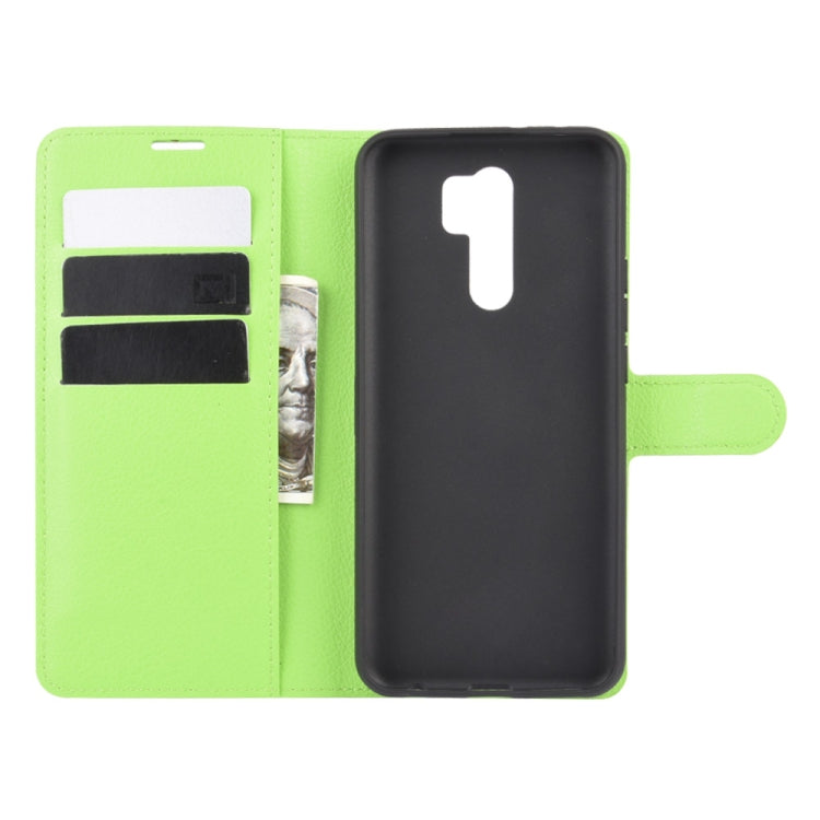 For Xiaomi Redmi 9 Litchi Texture Horizontal Flip Protective Case with Holder & Card Slots & Wallet