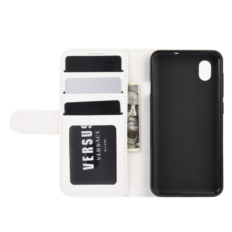 For ZTE Blade A3 Lite R64 Texture Single Horizontal Flip Protective Case with Holder & Card Slots & Wallet& Photo Frame