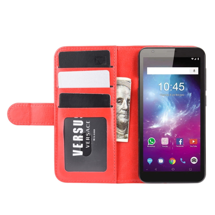 For ZTE Blade A3 Lite R64 Texture Single Horizontal Flip Protective Case with Holder & Card Slots & Wallet& Photo Frame