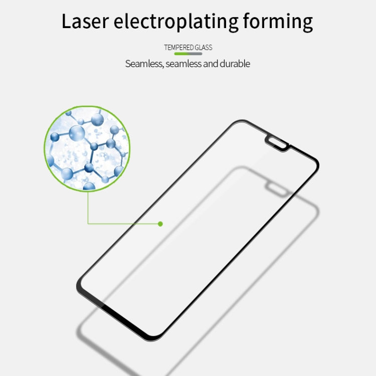 For Huawei Honor 9X Lite MOFI 9H 2.5D Full Screen Tempered Glass Film(Black)