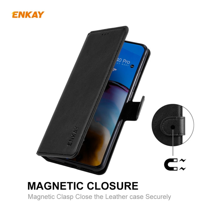For HUAWEI P40 Pro ENKAY Hat-Prince Horizontal Flip Leather Case with Holder & Card Slots & Wallet