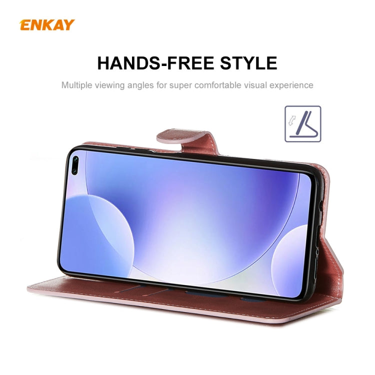 For Xiaomi Redmi K30 ENKAY Hat-Prince Horizontal Flip Leather Case with Holder & Card Slots & Wallet