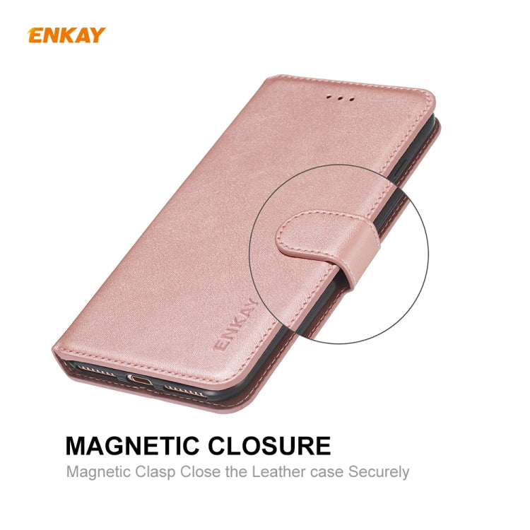 For Xiaomi Redmi K30 ENKAY Hat-Prince Horizontal Flip Leather Case with Holder & Card Slots & Wallet