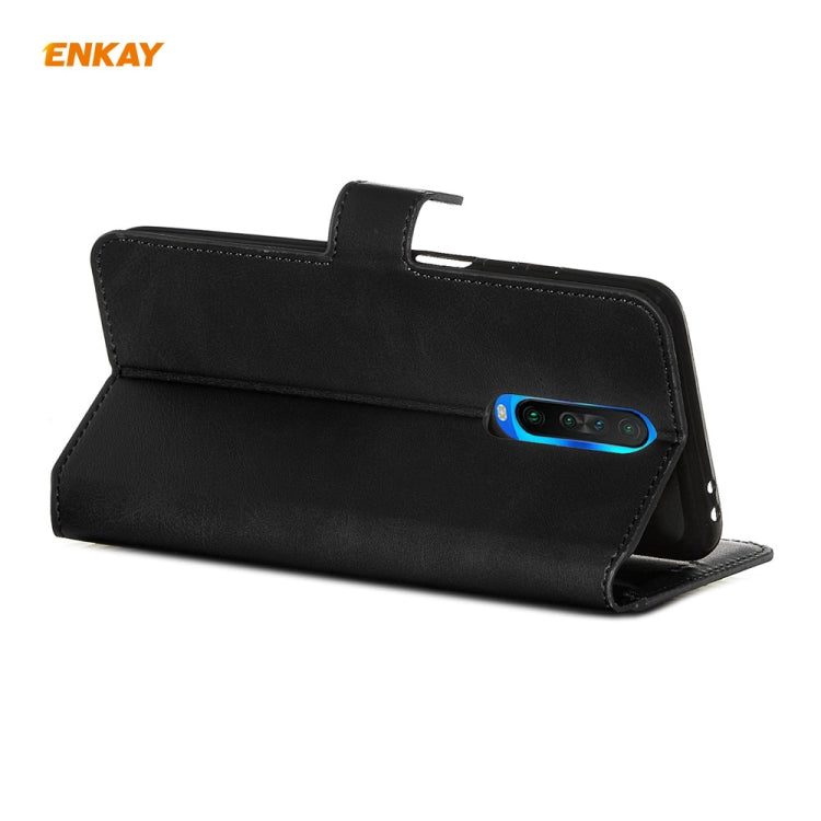 For Xiaomi Redmi K30 ENKAY Hat-Prince Horizontal Flip Leather Case with Holder & Card Slots & Wallet