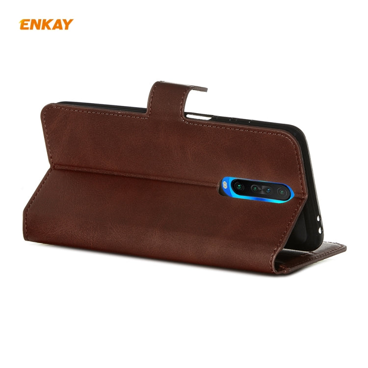 For Xiaomi Redmi K30 ENKAY Hat-Prince Horizontal Flip Leather Case with Holder & Card Slots & Wallet
