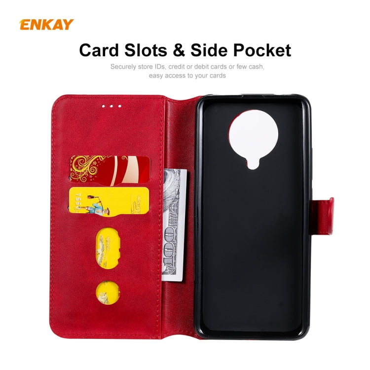 For Xiaomi Redmi K30 Pro ENKAY Hat-Prince Horizontal Flip Leather Case with Holder & Card Slots & Wallet