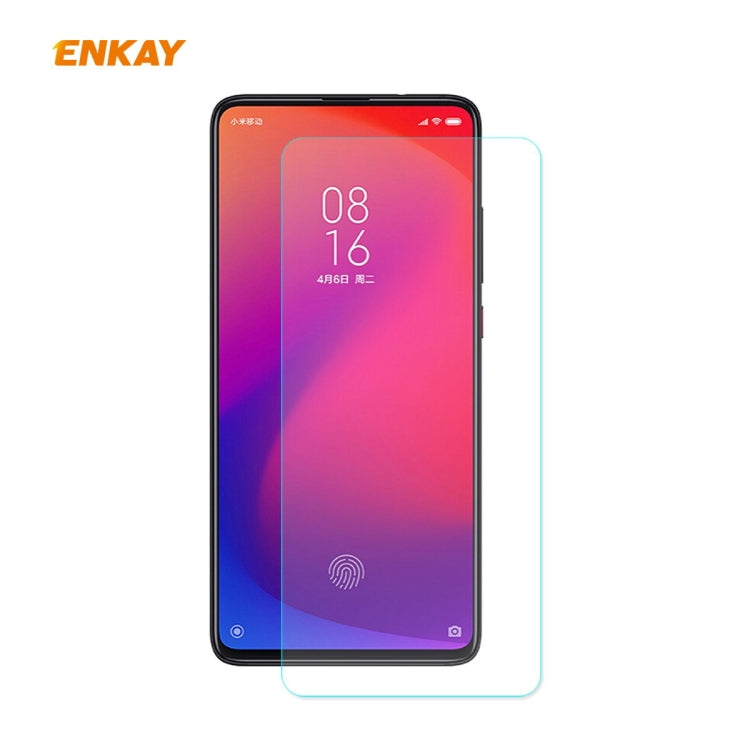 For Xiaomi Redmi K20 / K20 Pro / Xiaomi Mi 9T Hat-Prince ENKAY ENK-PC0352 2 in 1 Ultra-thin Solid Color TPU Slim Case Soft Cover + 0.26mm 9H 2.5D Tempered Glass Protector Film