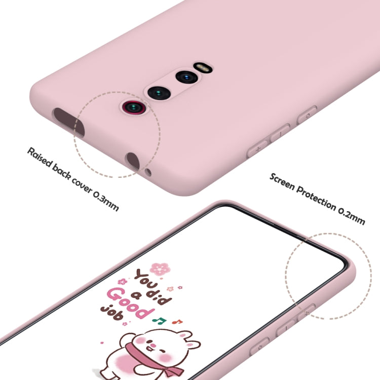 For Xiaomi Redmi K20 / K20 Pro / Xiaomi Mi 9T Hat-Prince ENKAY ENK-PC0352 2 in 1 Ultra-thin Solid Color TPU Slim Case Soft Cover + 0.26mm 9H 2.5D Tempered Glass Protector Film