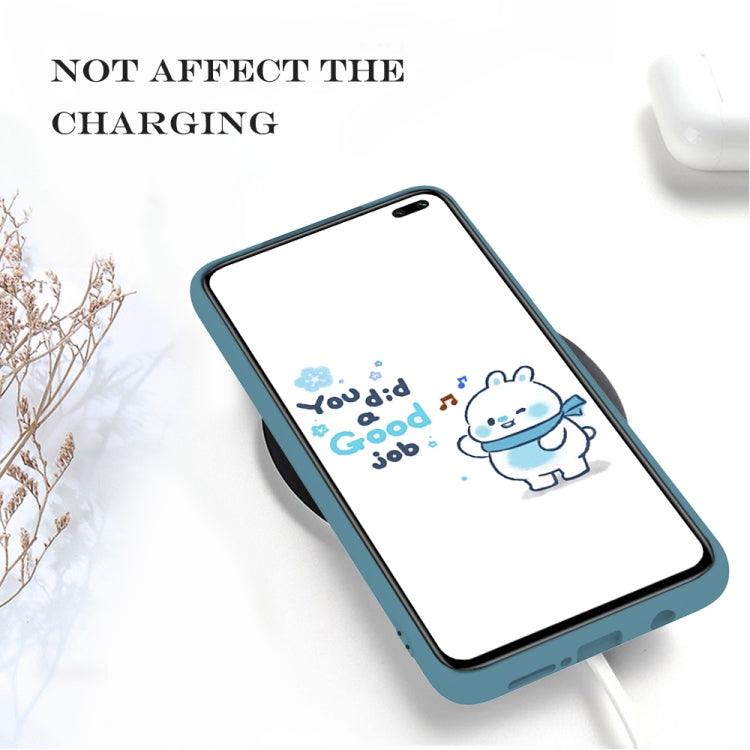 For Xiaomi Redmi K30 Hat-Prince ENKAY ENK-PC0362 2 in 1 Ultra-thin Solid Color TPU Slim Case Soft Cover + 0.26mm 9H 2.5D Tempered Glass Protector Film