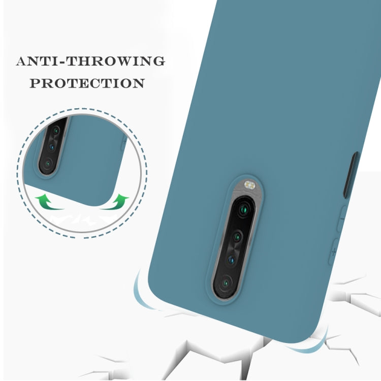 For Xiaomi Redmi K30 Hat-Prince ENKAY ENK-PC0362 2 in 1 Ultra-thin Solid Color TPU Slim Case Soft Cover + 0.26mm 9H 2.5D Tempered Glass Protector Film