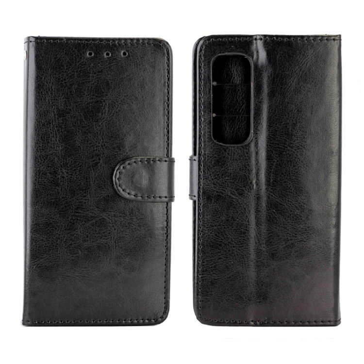 For Xiaomi Mi Note 10 Lite Crazy Horse Texture Leather Horizontal Flip Protective Case with Holder & Card Slots & Wallet & Photo Frame