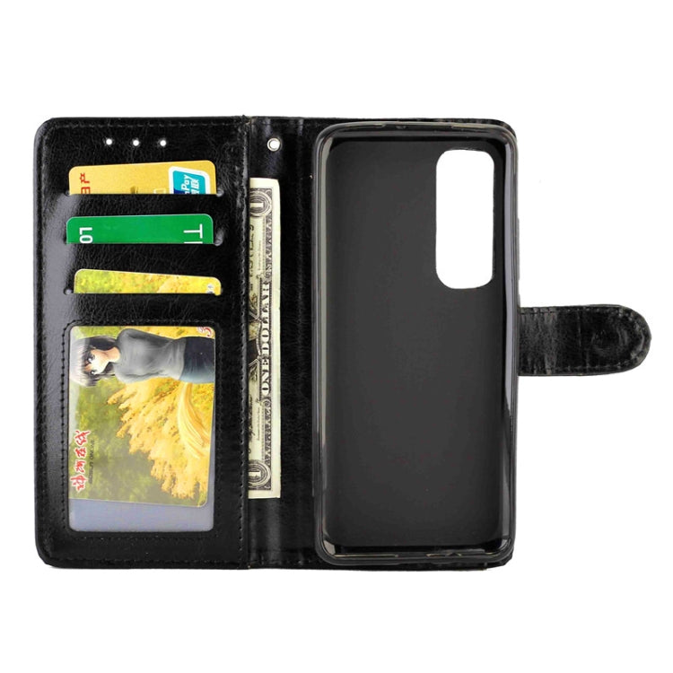 For Xiaomi Mi Note 10 Lite Crazy Horse Texture Leather Horizontal Flip Protective Case with Holder & Card Slots & Wallet & Photo Frame