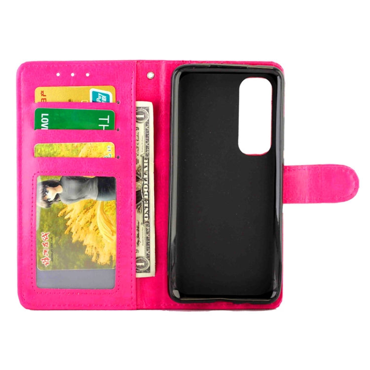 For Xiaomi Mi Note 10 Lite Crazy Horse Texture Leather Horizontal Flip Protective Case with Holder & Card Slots & Wallet & Photo Frame