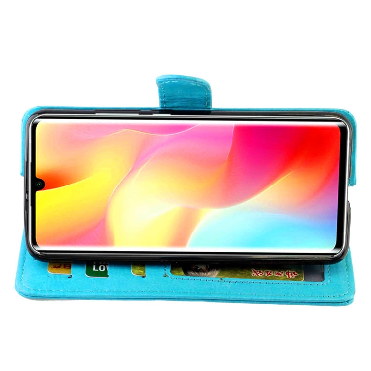 For Xiaomi Mi Note 10 Lite Crazy Horse Texture Leather Horizontal Flip Protective Case with Holder & Card Slots & Wallet & Photo Frame