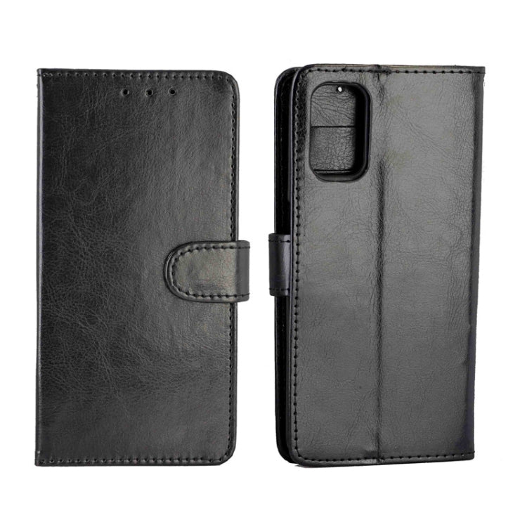 For OPPO A52 Crazy Horse Texture Leather Horizontal Flip Protective Case with Holder & Card Slots & Wallet & Photo Frame