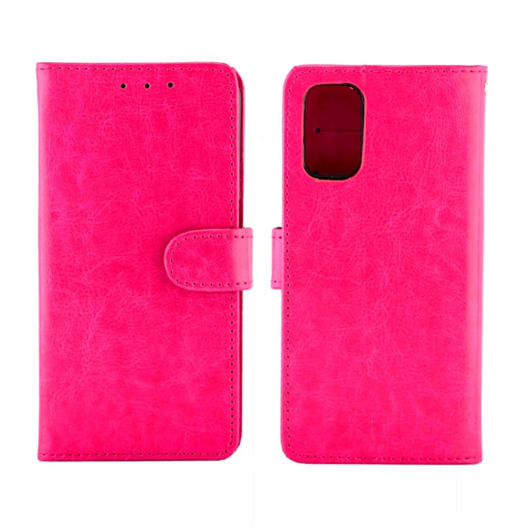 For OPPO A52 Crazy Horse Texture Leather Horizontal Flip Protective Case with Holder & Card Slots & Wallet & Photo Frame