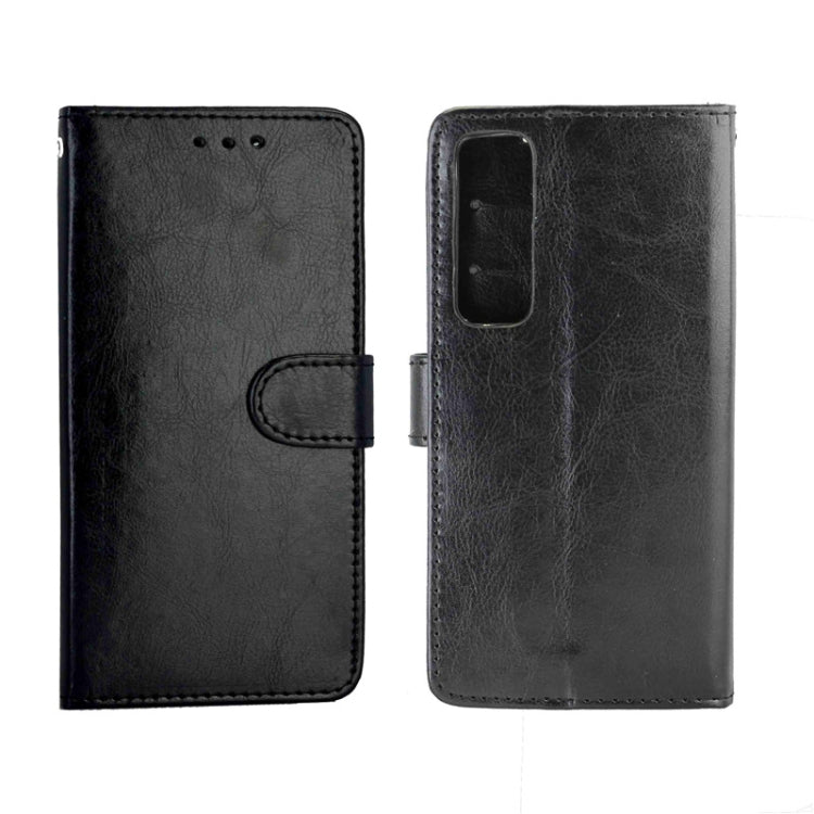 For Huawei Nova 7 Pro Crazy Horse Texture Leather Horizontal Flip Protective Case with Holder & Card Slots & Wallet & Photo Frame