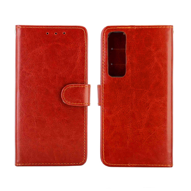 For Huawei Nova 7 Pro Crazy Horse Texture Leather Horizontal Flip Protective Case with Holder & Card Slots & Wallet & Photo Frame