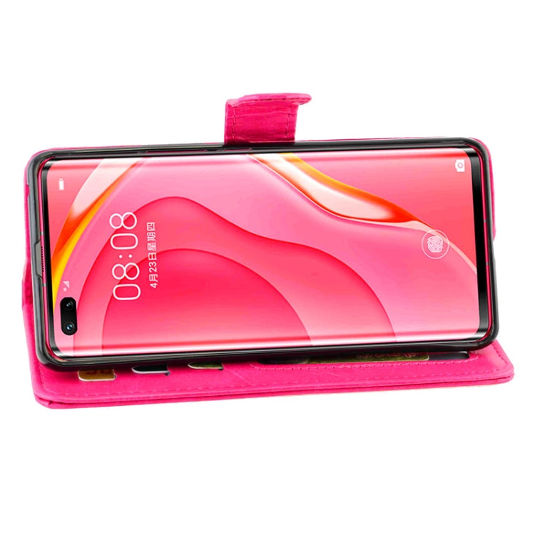 For Huawei Nova 7 Pro Crazy Horse Texture Leather Horizontal Flip Protective Case with Holder & Card Slots & Wallet & Photo Frame