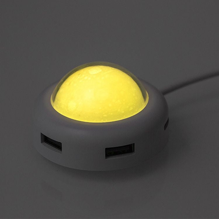 ZS-71702 4 in 1 3 x USB A + 1 x USB-C / Type-C to USB Port Expander Laptop USB HUB(White)