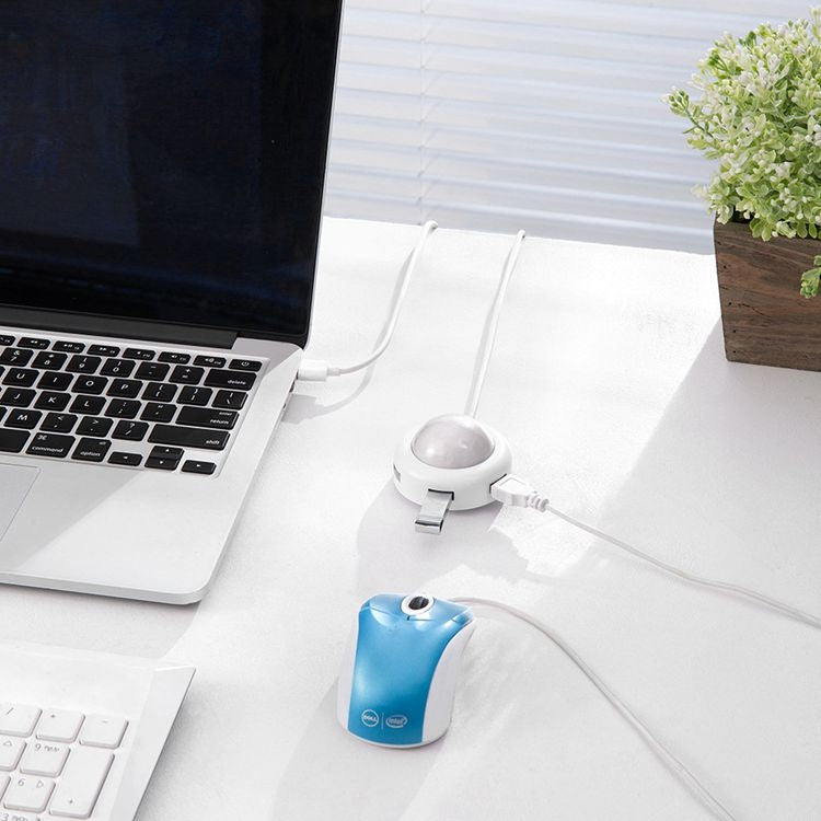 ZS-71702 4 in 1 3 x USB A + 1 x USB-C / Type-C to USB Port Expander Laptop USB HUB(White)