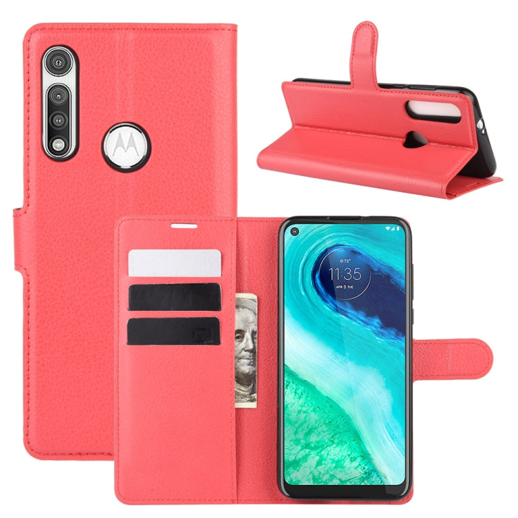 For Motorola Moto G Fast Litchi Texture Horizontal Flip Protective Case with Holder & Card Slots & Wallet