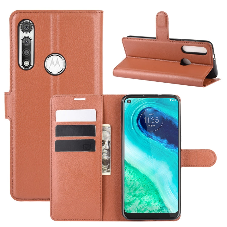 For Motorola Moto G Fast Litchi Texture Horizontal Flip Protective Case with Holder & Card Slots & Wallet