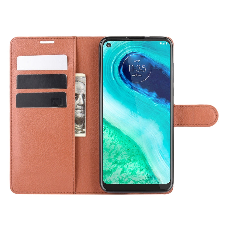 For Motorola Moto G Fast Litchi Texture Horizontal Flip Protective Case with Holder & Card Slots & Wallet