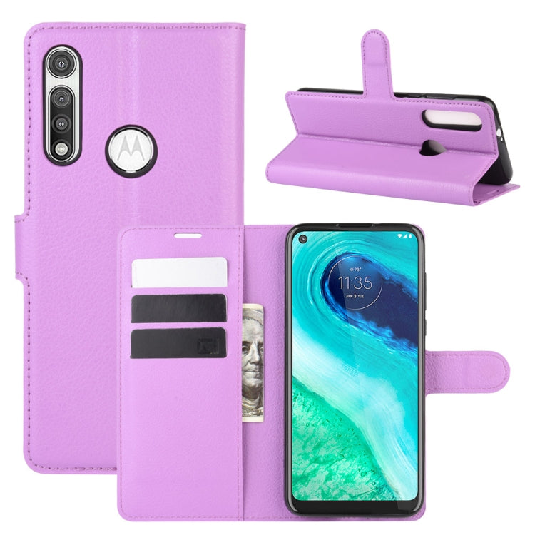 For Motorola Moto G Fast Litchi Texture Horizontal Flip Protective Case with Holder & Card Slots & Wallet