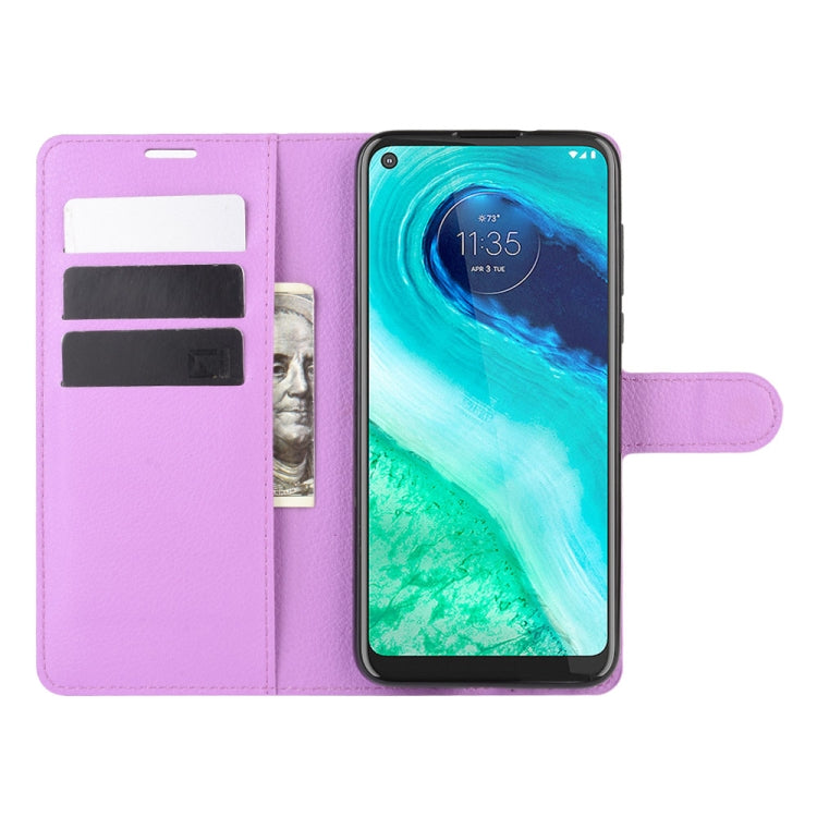 For Motorola Moto G Fast Litchi Texture Horizontal Flip Protective Case with Holder & Card Slots & Wallet