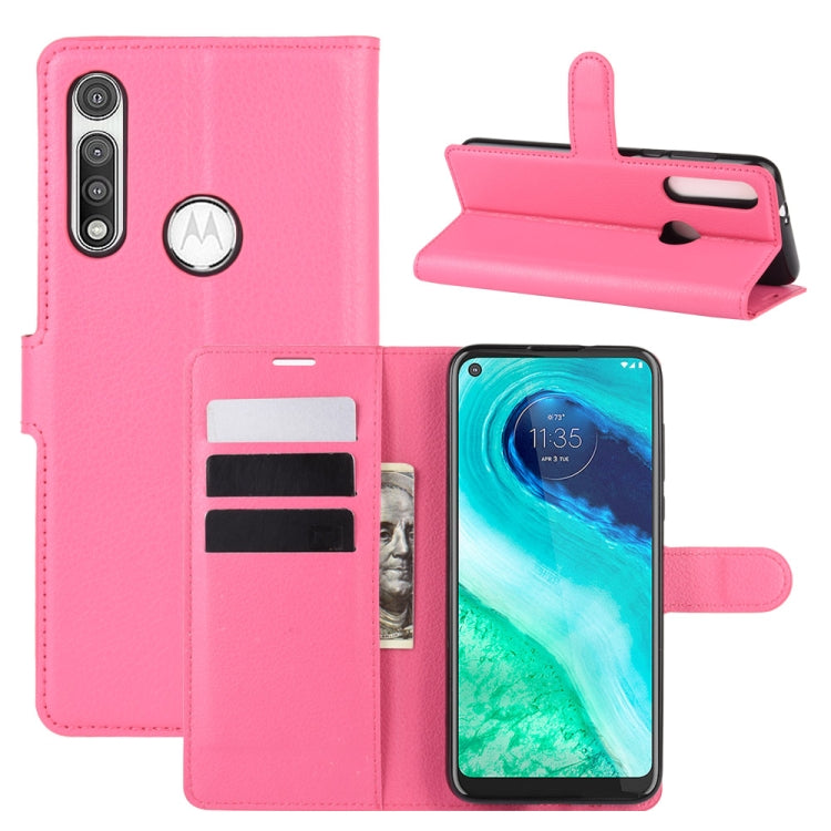 For Motorola Moto G Fast Litchi Texture Horizontal Flip Protective Case with Holder & Card Slots & Wallet