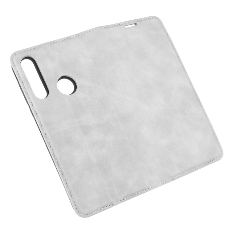 For Motorola Moto G Fast Retro-skin Business Magnetic Suction Leather Case with Holder & Card Slots & Wallet