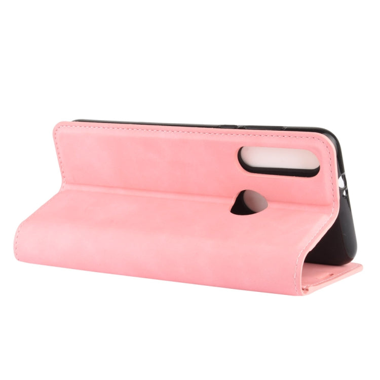 For Motorola Moto G Fast Retro-skin Business Magnetic Suction Leather Case with Holder & Card Slots & Wallet