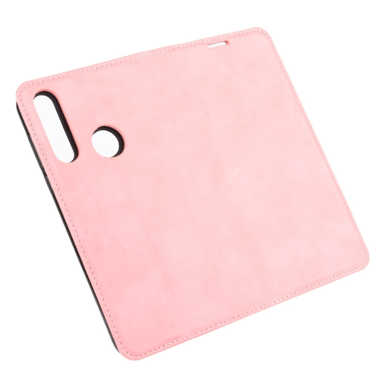 For Motorola Moto G Fast Retro-skin Business Magnetic Suction Leather Case with Holder & Card Slots & Wallet