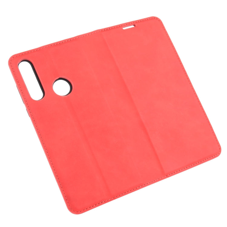 For Motorola Moto G Fast Retro-skin Business Magnetic Suction Leather Case with Holder & Card Slots & Wallet