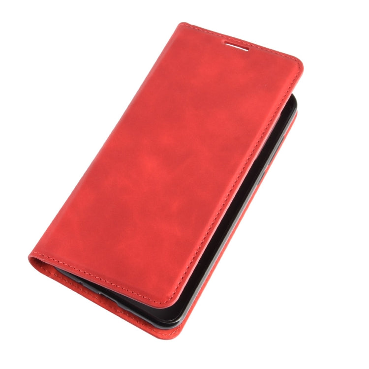 For Motorola Moto G Fast Retro-skin Business Magnetic Suction Leather Case with Holder & Card Slots & Wallet