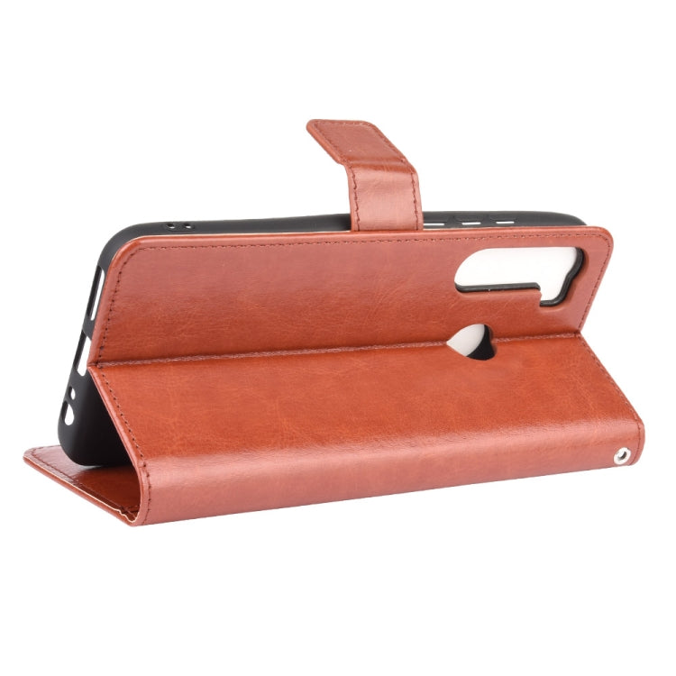 For HTC Desire 20 Pro Retro Crazy Horse Texture Horizontal Flip Leather Case , with Holder & Card Slots & Photo Frame