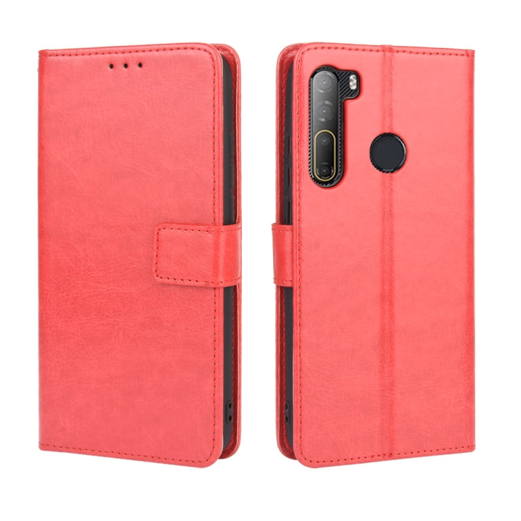 For HTC Desire 20 Pro Retro Crazy Horse Texture Horizontal Flip Leather Case , with Holder & Card Slots & Photo Frame