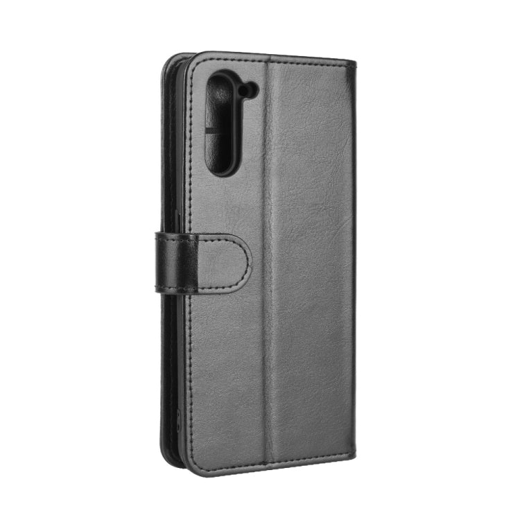 For OPPO Reno 3A (Japanese Version) R64 Texture Single Horizontal Flip Protective Case with Holder & Card Slots & Wallet & Photo Frame