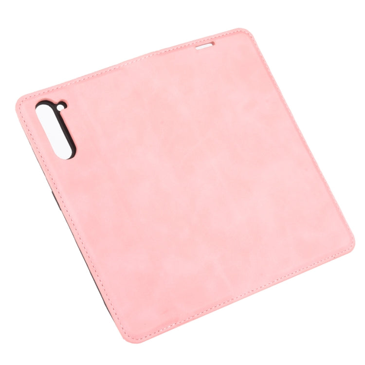 For OPPO Reno 3A (Japanese Version) Retro-skin Business Magnetic Suction Leather Case with Holder & Card Slots & Wallet